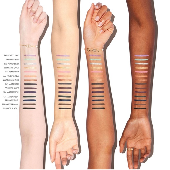 Diorshow Stylo 24H-Wear Waterproof Eyeliner - Matte Blue or Matte Brown - Picture 2 of 6